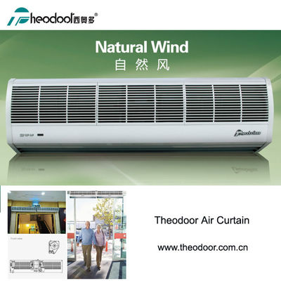 الستار الهوائي الرياح الطبيعية FM-12 سلسلة 900-2000mm 230V الجدار