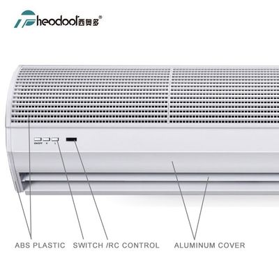 ABS غطاء ستارة هواء بلاستيكية لباب الفندق والمطعم والمكان والمخزن حافظ على تكييف الهواء النظيف في الداخل
